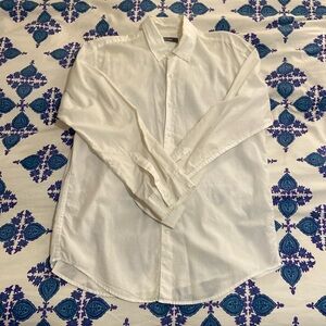 Jac + Jack lightweight white shirt in size large. Great for summer!